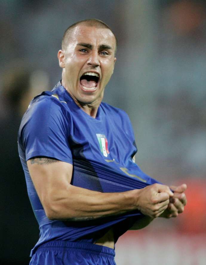 Cannavaro in action