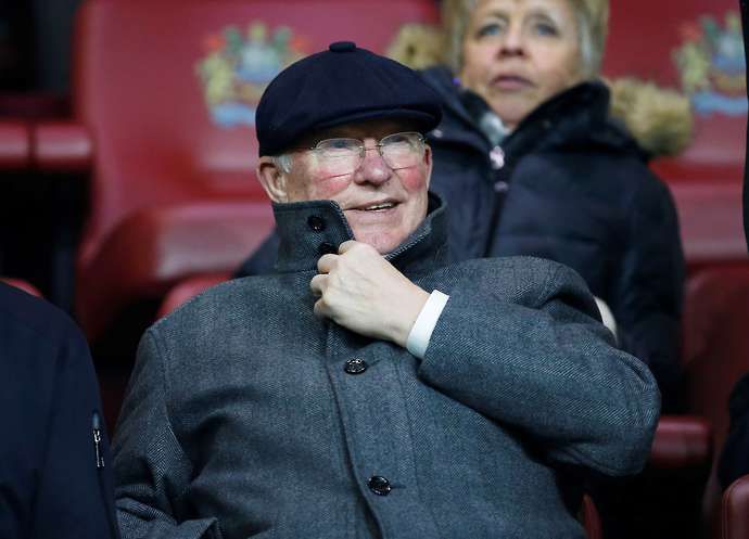 Fergie in the stands