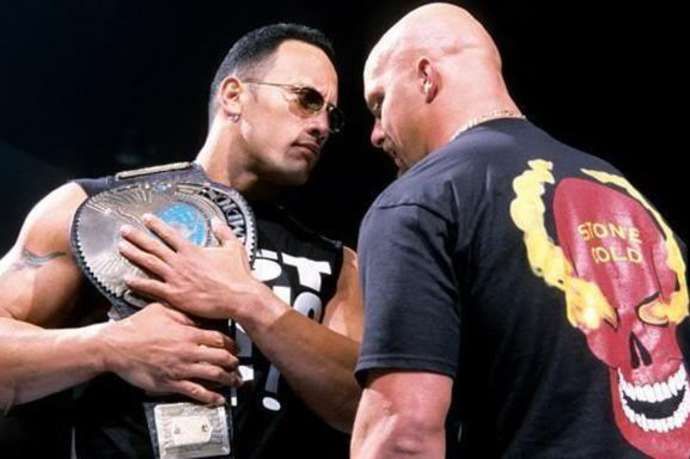 Rock and Austin were two of WWE's biggest stars