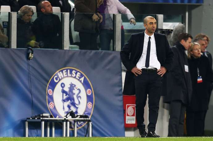 Chelsea manager Roberto Di Matteo