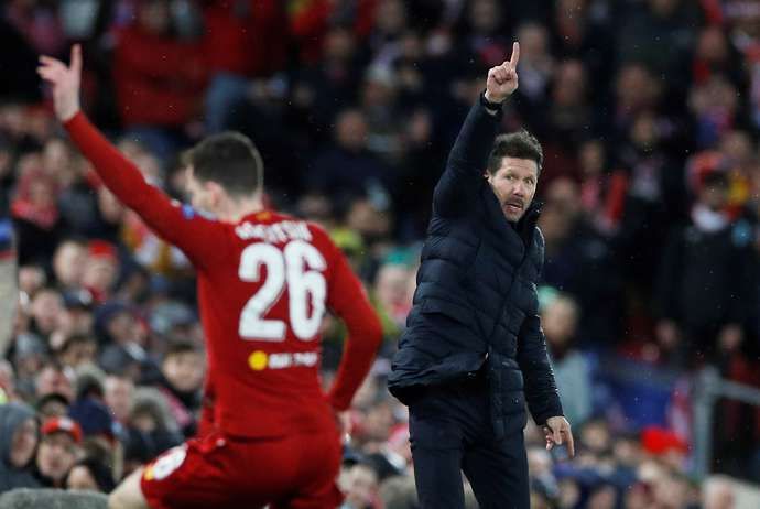 Diego Simeone at Anfield