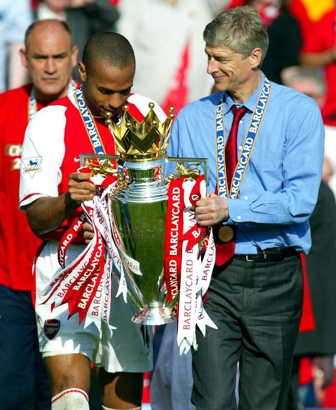 Thierry Henry & Arsene Wenger
