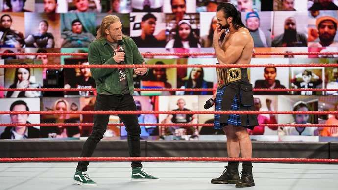 Edge returned to RAW on Monday