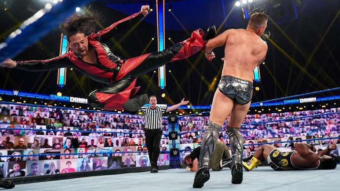 Nakamura was in action on SmackDown