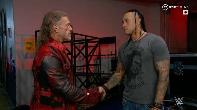 Edge gave Priest the rub on WWE RAW this week