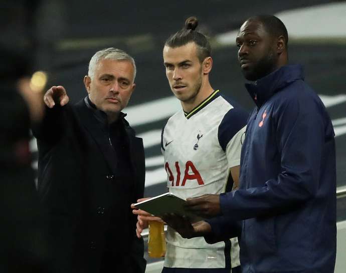Jose Mourinho and Gareth Bale at Spurs