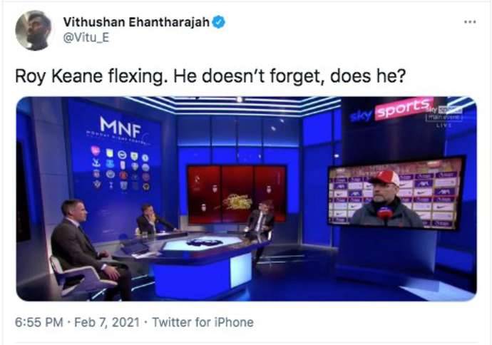 Liverpool 1-4 Man City: Roy Keane roasts Jurgen Klopp’s side on live TV