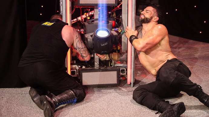 KO handcuffed Reigns to the lights at the Royal Rumble
