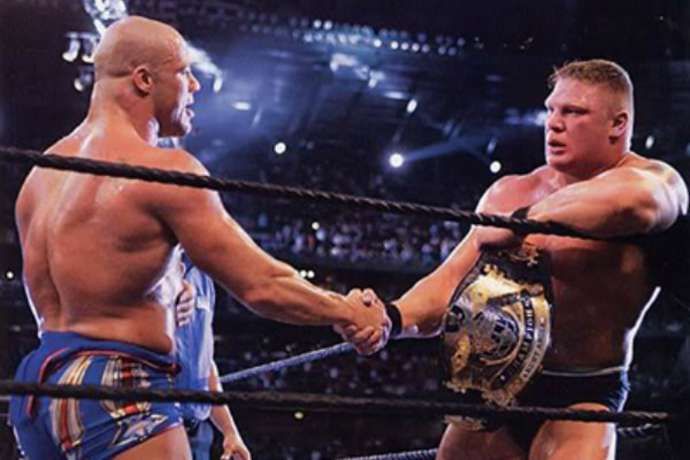 Kurt Angle vs Brock Lesnar: WWE's greatest "wrestling" rivalry
