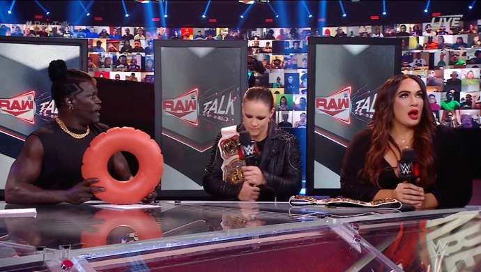 Jax was not impressed during her appearance on RAW Talk