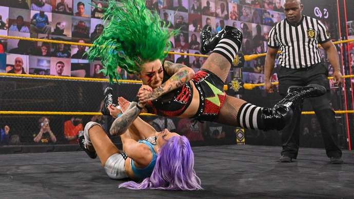 There was tag team action on NXT