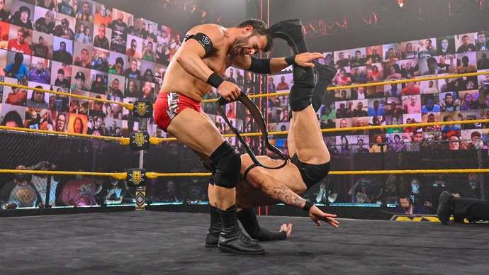 The main event of this week's NXT ended in chaos 