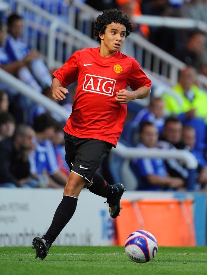 Rafael Da Silva in action for Man United