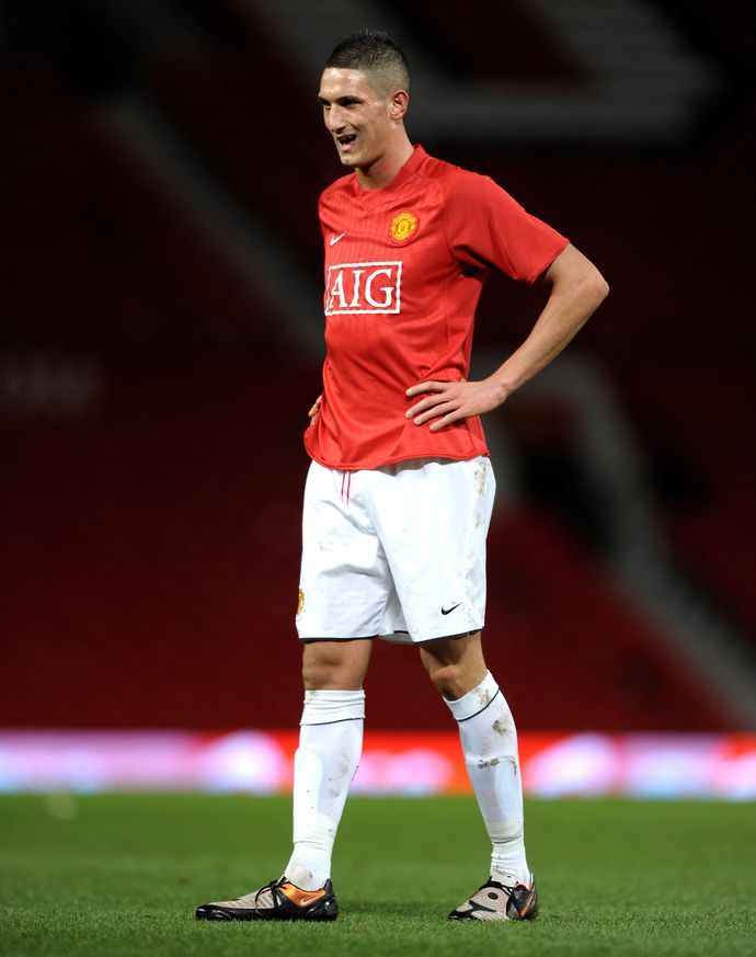 Federico Macheda in action for Man United