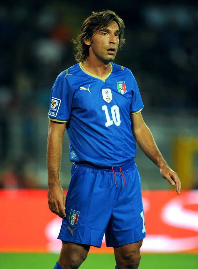 Andrea Pirlo in action for Italy