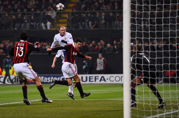 Rooney scores vs Milan