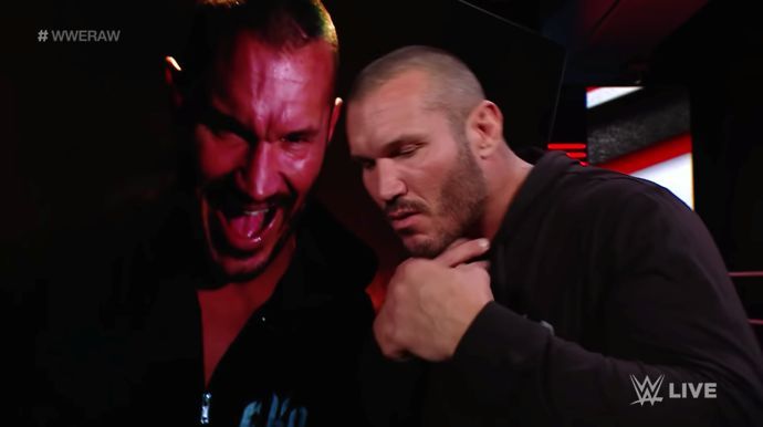 Orton was left choking on RAW this week