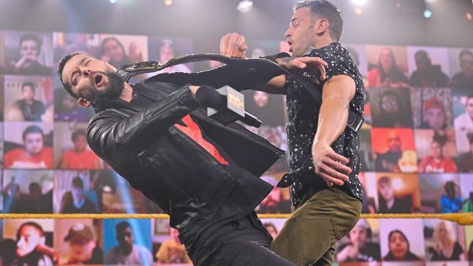 Balor and Strong clashed