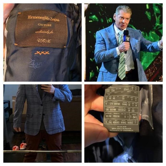 WWE fan finds Vince McMahon's jacket