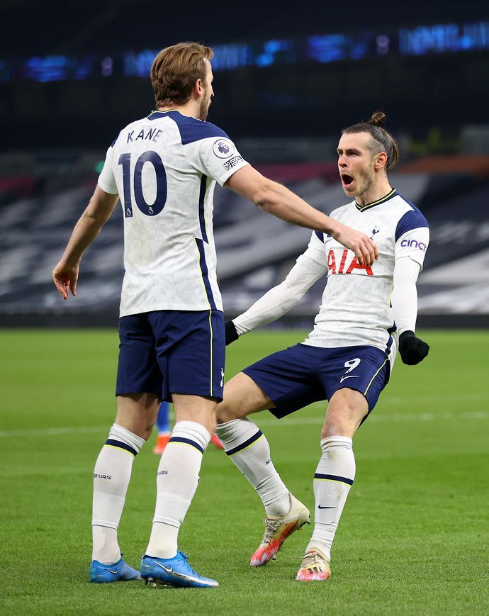 Harry Kane celebrates vs Crystal Palace