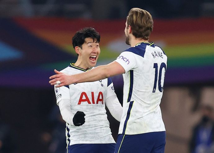 Heung-min Son and Harry Kane