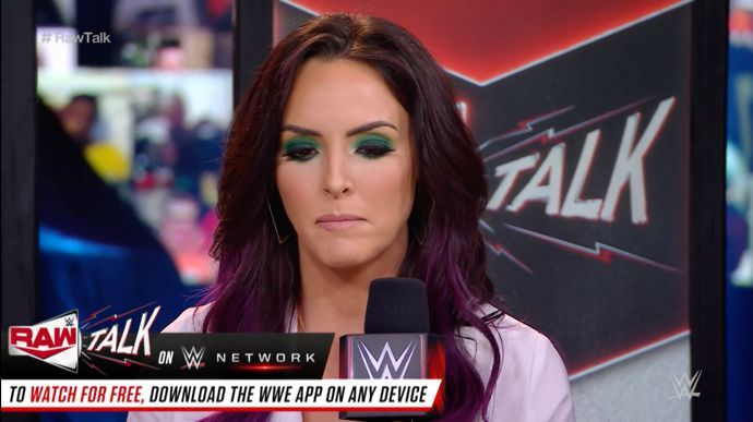 Royce became emotion on WWE RAW Talk this week