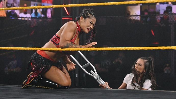 The personal action continued on NXT