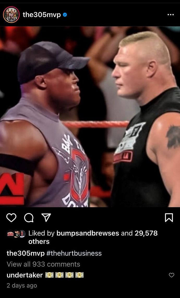 The Undertaker shares his thoughts on the huge match