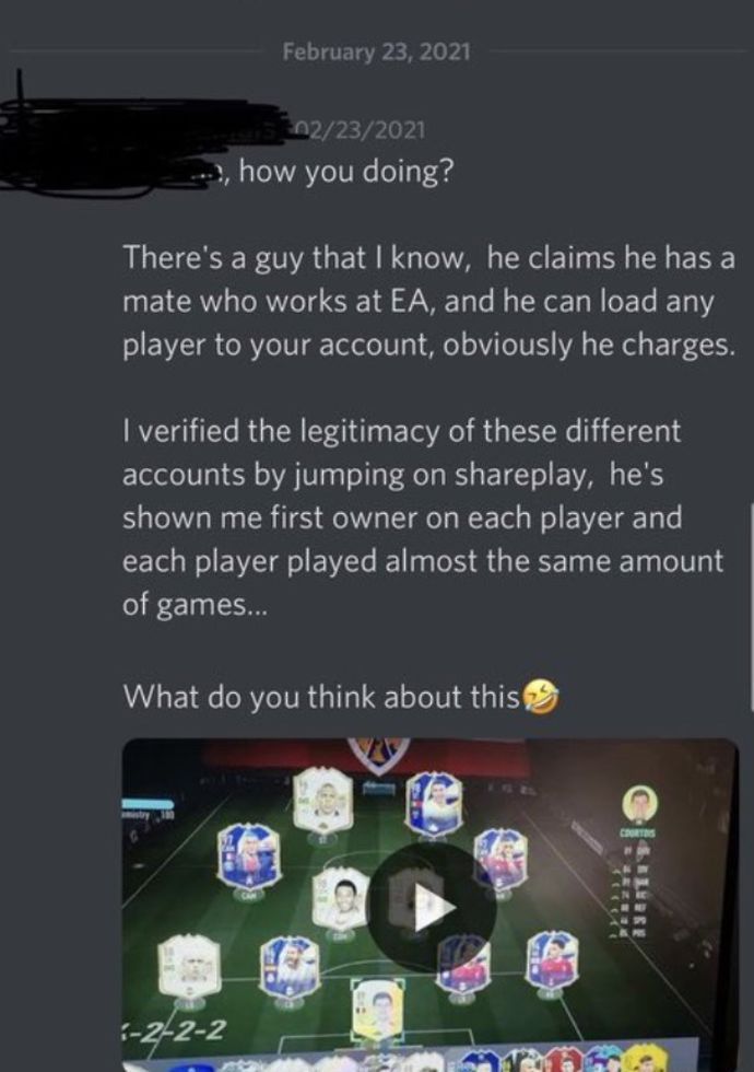 EA investigating FIFA Ultimate Team card scandal