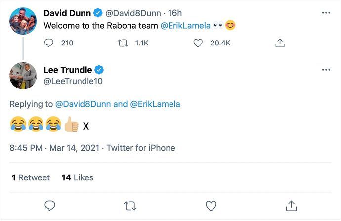 Lee Trundle tweet