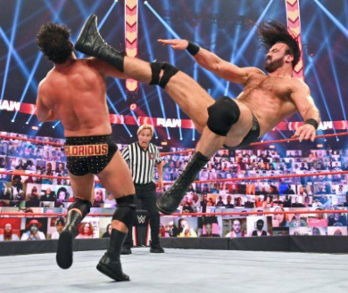 WWE Superstar Drew McIntyre reacts to Vince McMahon banning leg slapping