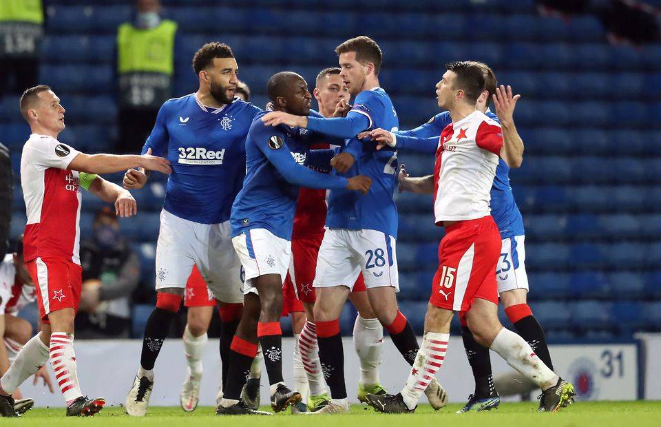 Glen Kamara: Audio of alleged racist incident from Rangers v Slavia has ...