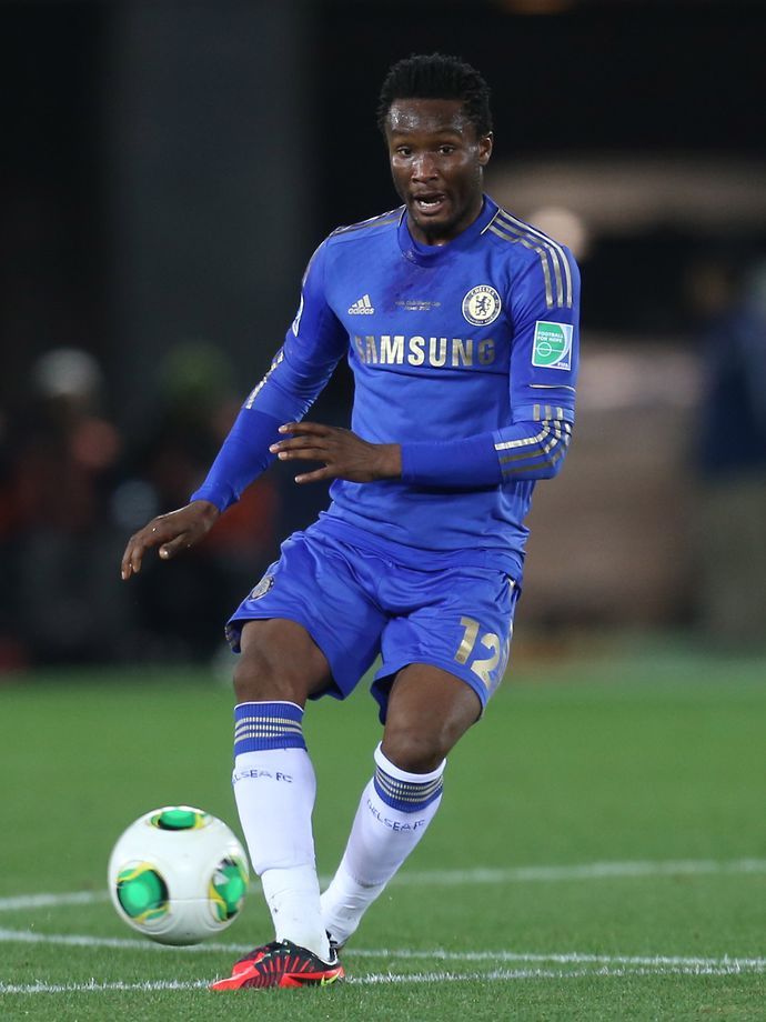John Obi-Mikel in action for Chelsea