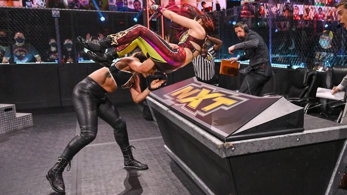 Women's tag team action opened NXT