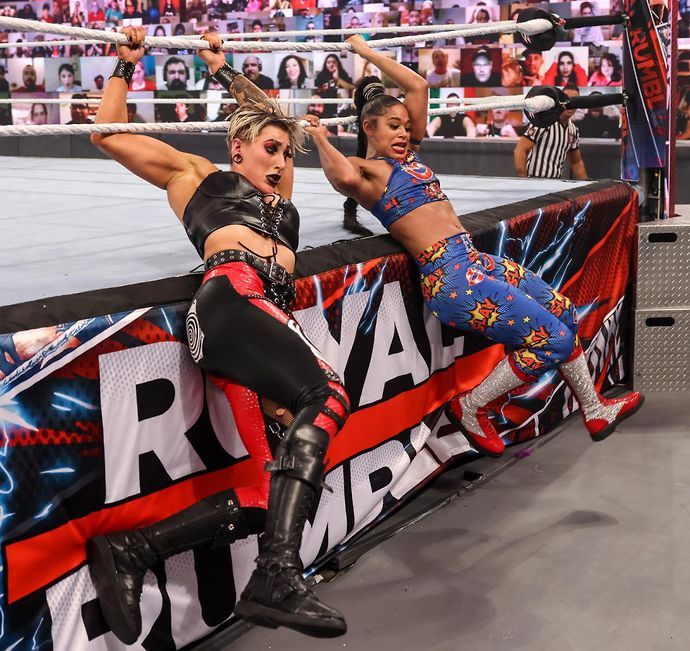 Belair and Ripley were the final two women in the Royal Rumble