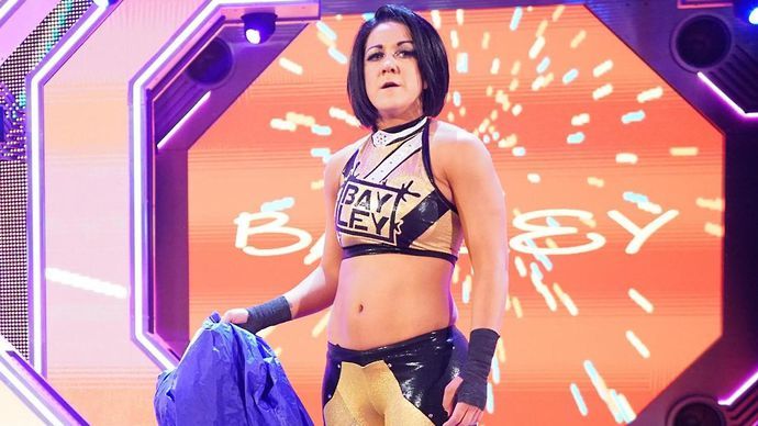 Bayley completely changed her look in October 2019