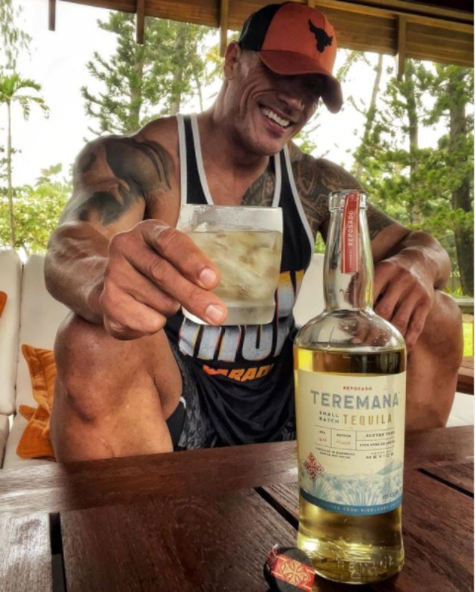 The Rock's tequila is very popular
