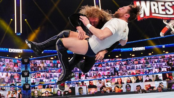 Edge and Bryan clashed on SmackDown