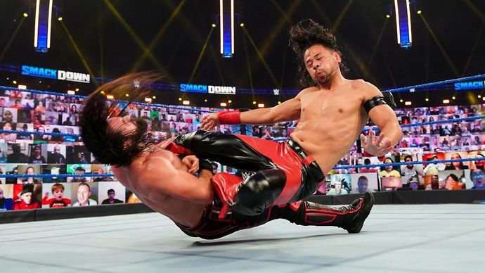 Rollins and Nakamura renewed their Fastlane rivalry