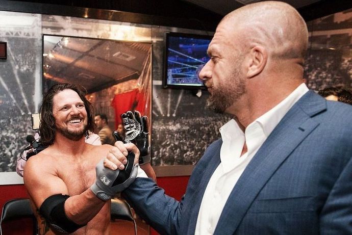 AJ Styles and HHH could clash in WWE one day