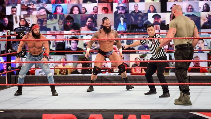 Strowman was in action on RAW