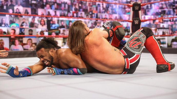 There was tag team action on RAW