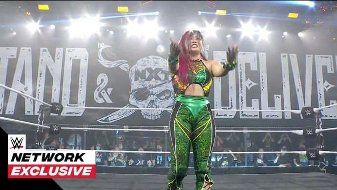 Io took a bow at NXT TakeOver