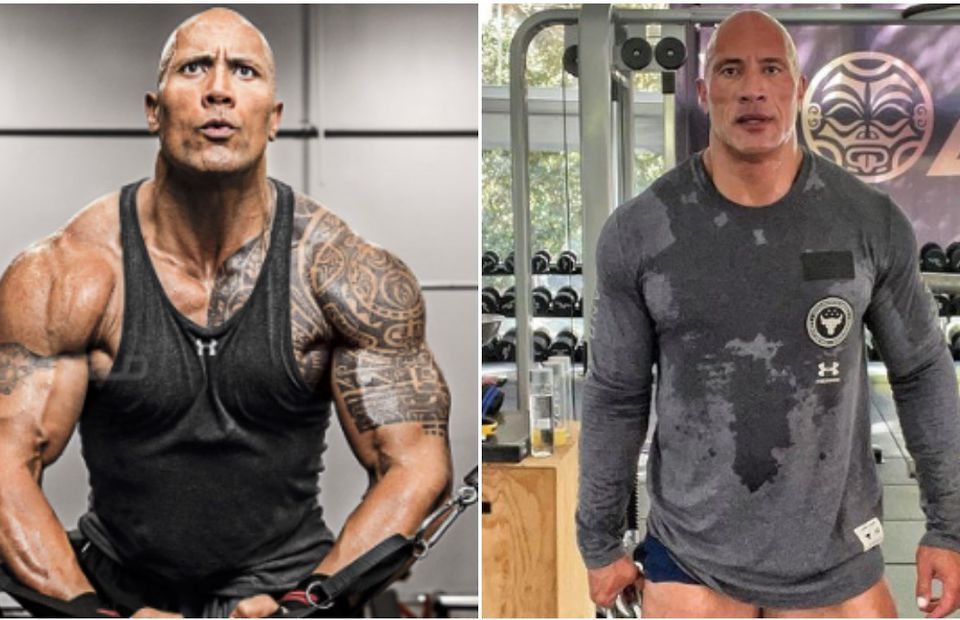 WWE legend Dwayne 'The Rock' Johnson's legs are absolutely mammoth