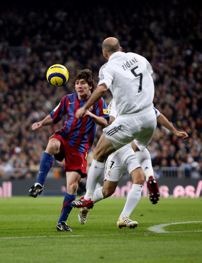 Messi & Zidane in action