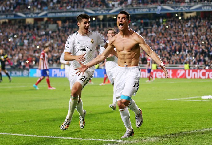 Ronaldo celebrates