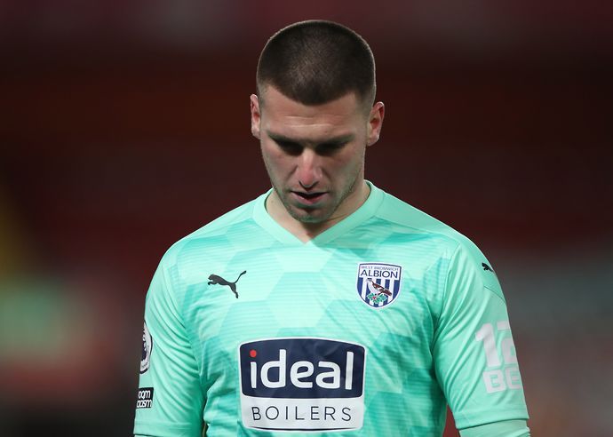 Sam Johnstone in action for West Brom