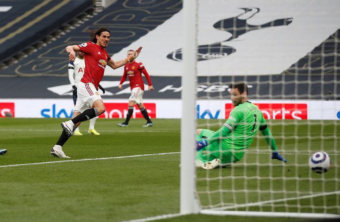 Cavani saw his goal disallowed vs Tottenham