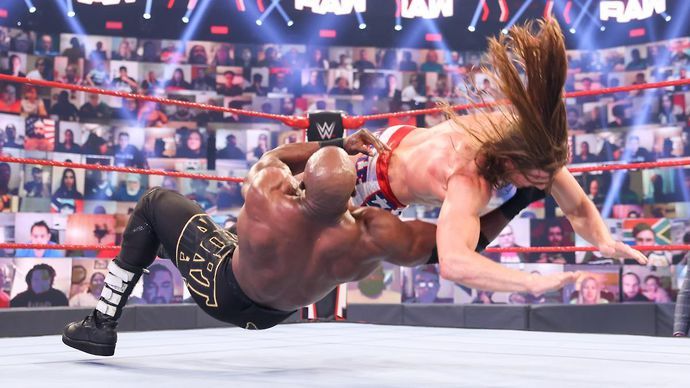 Lashley dominated on the RAW after WrestleMania