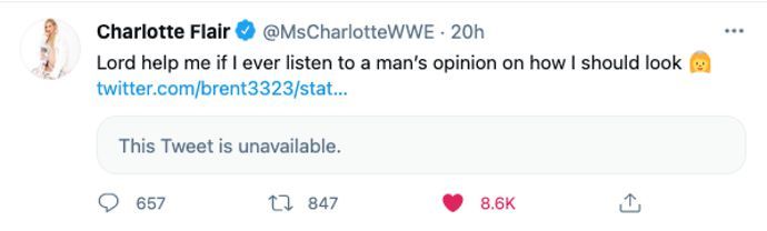 Charlotte slams a fan on social media